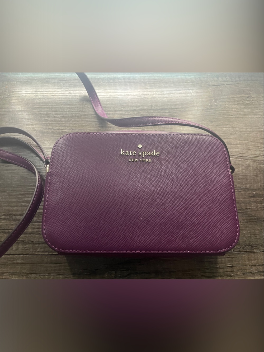 kate spade Camera Crossbody Bag — Plum